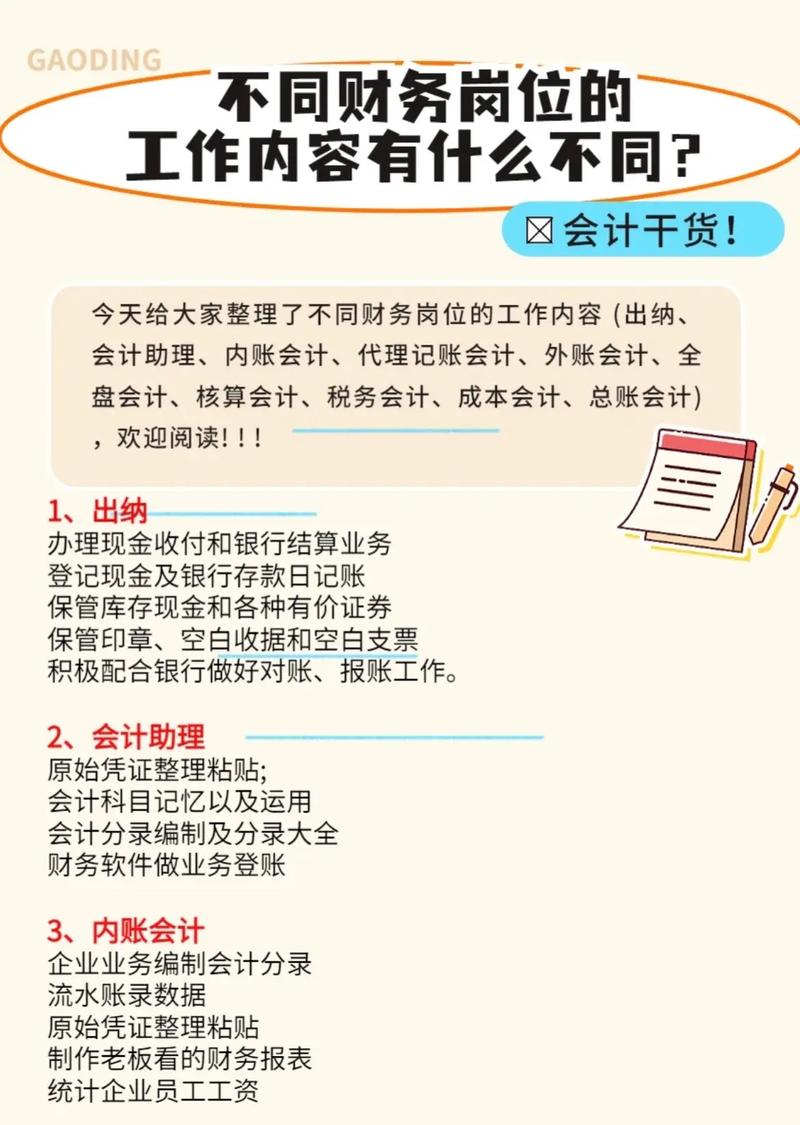 财务相关岗位有哪些？财务相关岗位名称？-第4张图片-职教招生网