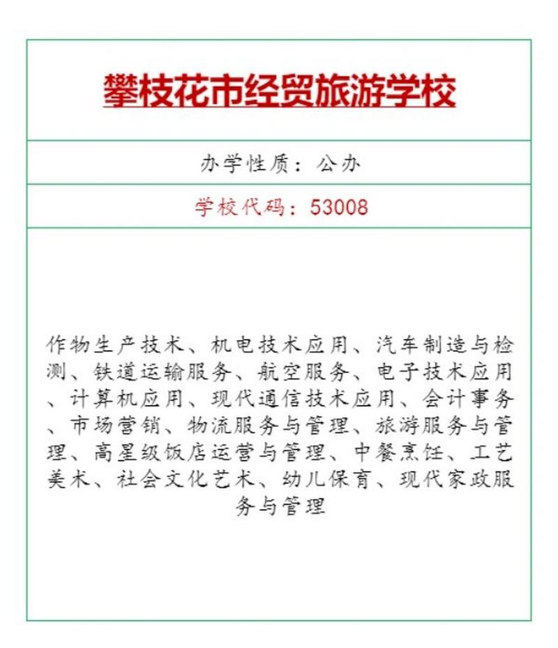 攀枝花电子商务学校？攀枝花电子商务学校官方网站？